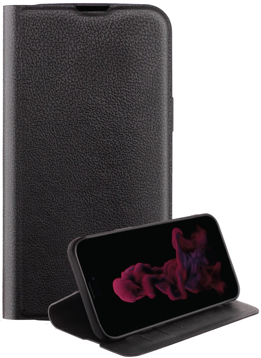 Premium Wallet für iPhone 14 Pro schwarz