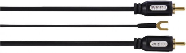 Cinch-Verbindungskabel (2m) schwarz