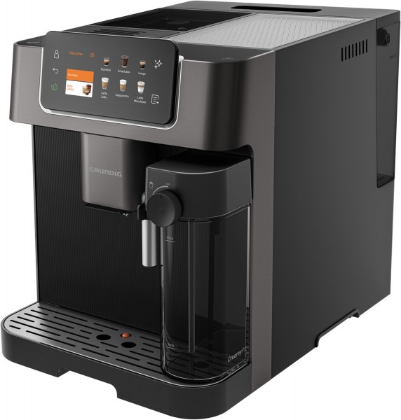 KVA 8230 Kaffee-Vollautomat dunkelsilber/schwarz, Milchbehälter, Edelstahl-Mahlwerk, 19 bar, 2 l, Steuerung über Smartphone