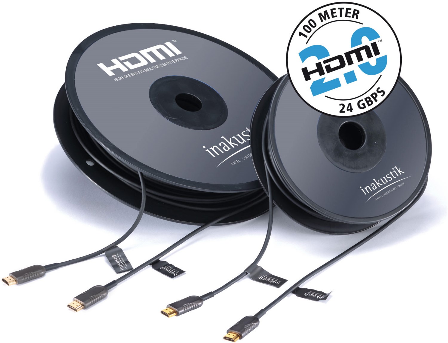 Profi HDMI2.0 LWL Kabel (10m) HDMI-Kabel