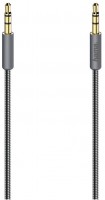 Elite Audio-Kabel (0,75m) 3,5-mm-Stecker>3,5-mm-Stecker grau