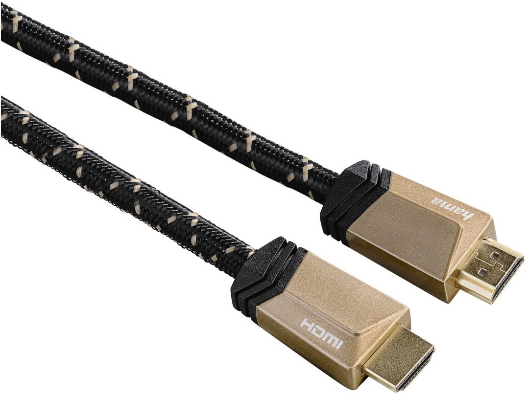 Ultra High Speed HDMI-Kabel (2m) mit Ethernet bronze coffee