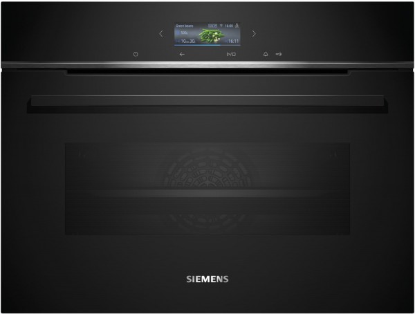 CB734G1B1 Einbaubackofen schwarz, 47 l, WLAN, 59,4 cm breit, A+, iQ700