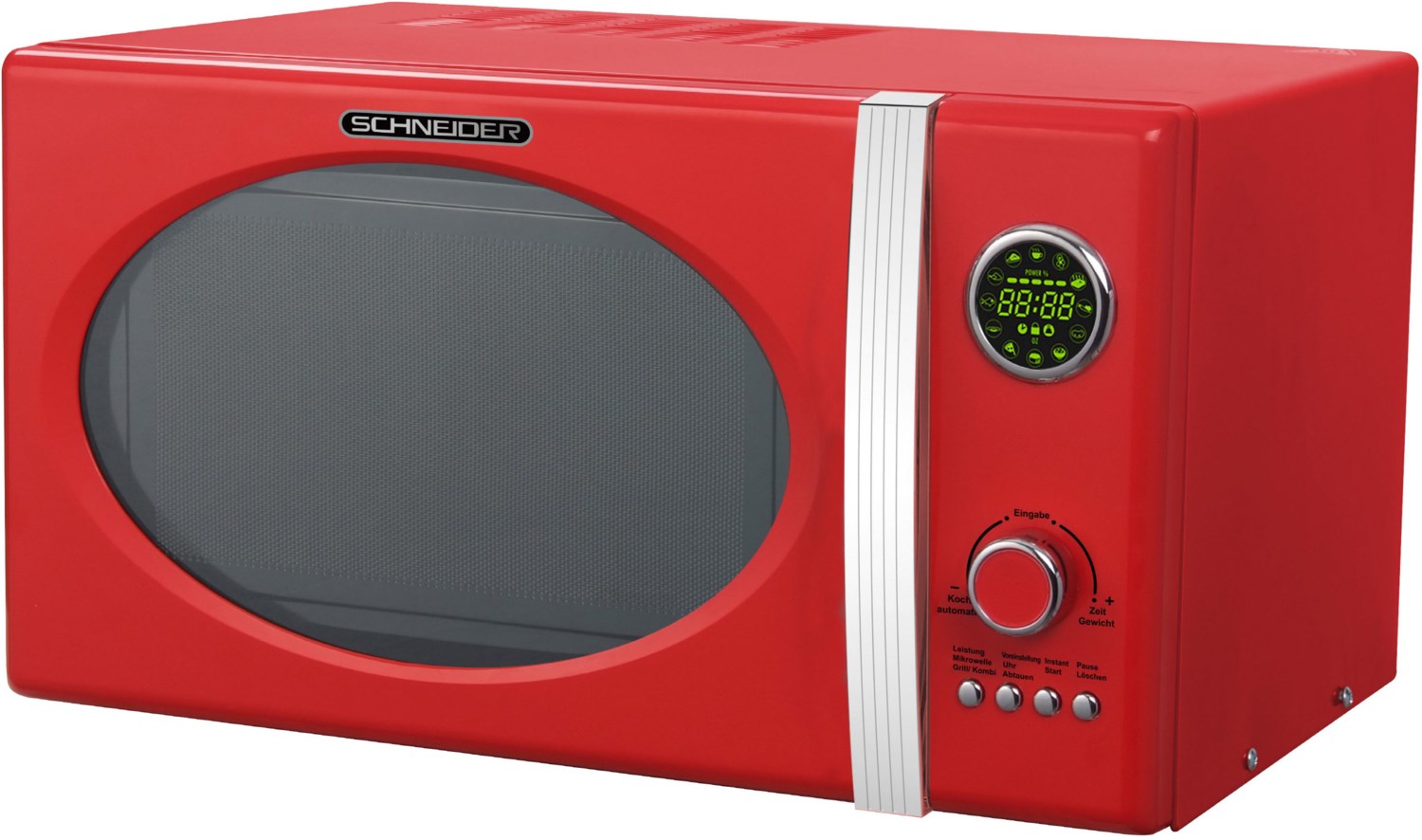 Schneider MW 823G FR StandKombiMikrowelle rot EURONICS