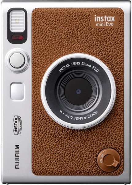 Instax Mini Evo Digitale Sofortbildkamera braun