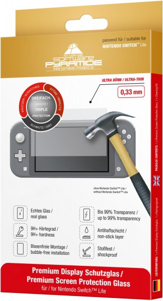 Switch Lite: Schutzglas