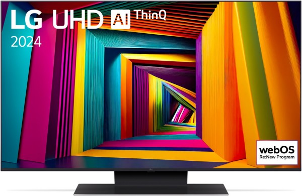 43UT91006LA 108 cm (43") LCD-TV mit LED-Technik, 4K Ultra HD, Smart-TV, DVB-T2/DVB-C/DVB-S2, Sprachsteuerung