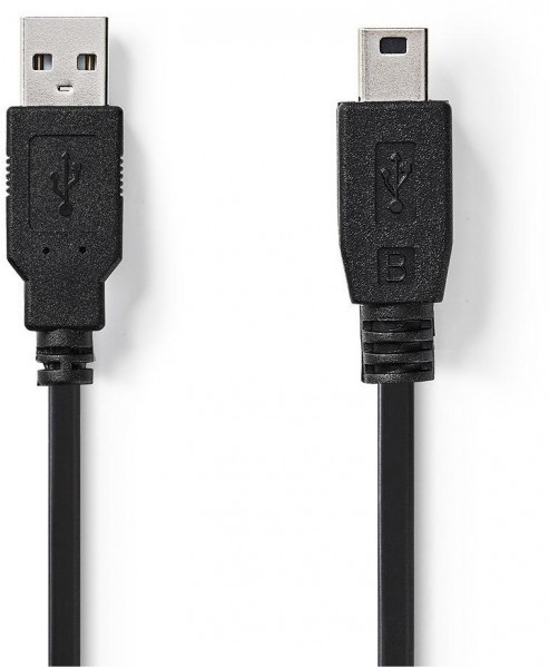 CCGB60300BK20 USB 2.0-Kabel (2m) schwarz A-Stecker>5-poliger Mni-Stecker