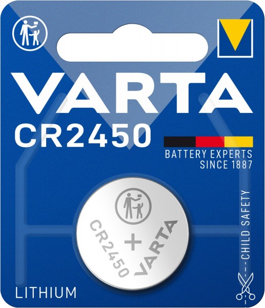 CR2450 1er Blister Knopfzelle