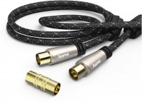 Antennen-Kabel 120dB (3m) Koax-Stecker>Koax-Kupplung braun