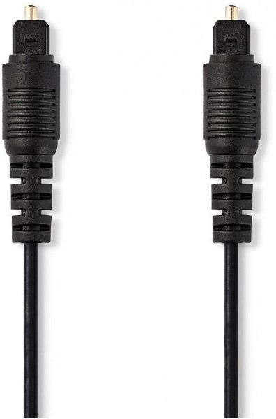 CAGT25000BK20 Opt. Audiokabel (2m) TosLink-Stecker>TosLink-Stecker schwarz