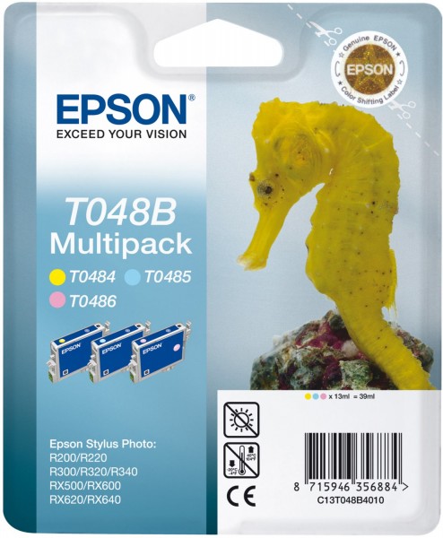T 048B Tinte Multipack 3-farbig