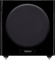 Gold W12 Aktiv-Subwoofer schwarz hochglanz