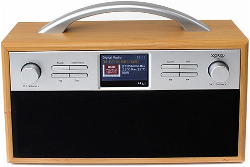 Image of DAB 250 IR Internetradio hellbraun