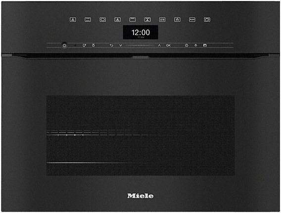 H 7440 BPX Kompakt-Backofen obsidianschwarz, 49 l, schnelles Vorheizen, pyrolytische Selbstreinigung, 59,5 cm breit, A+