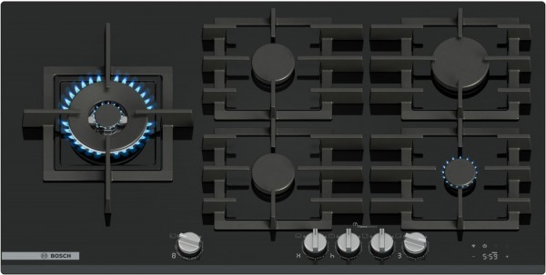 PRS9A6H40 Gas-Einbaukochmulde schwarz