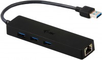 USB 3.0 Slim HUB 3 Port mit Gigabit Ethernet Adapter