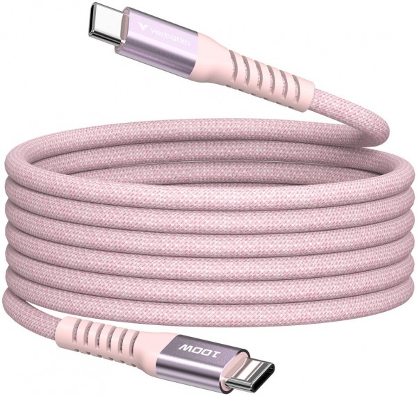 Sync&amp;Charge USB-C Magnetkabel(1,2m) rosa