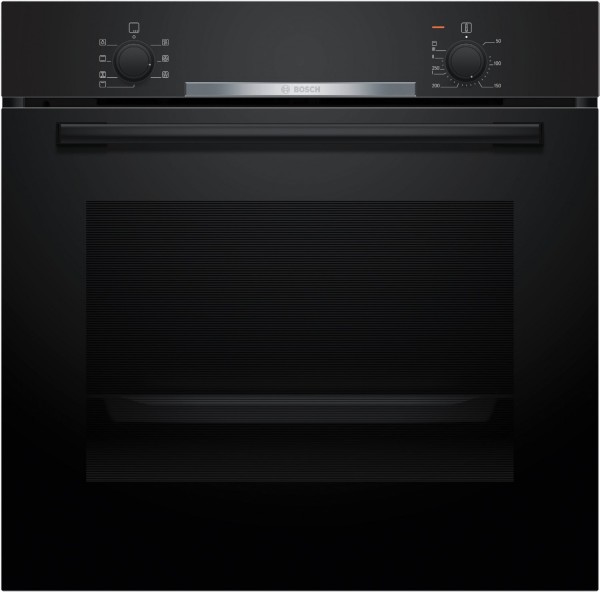 HBA510BA3 Einbaubackofen schwarz, 71 l, schnelles Vorheizen, 59,4 cm breit, A, Serie 2