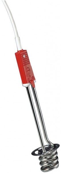 Rommelsbacher TS 1502 Sicherheits Tauchsieder 1500 Watt Edelstahl rot/weiß 