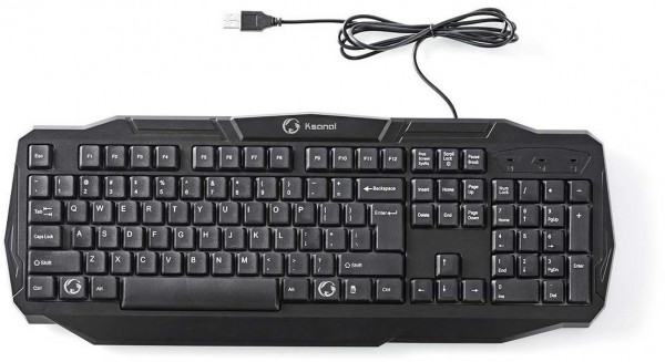 GKBD100BKUS (US) Gaming Tastatur schwarz