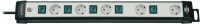Steckdosenleiste 5-fach (3m) Premium-Line schwarz/lichtgrau