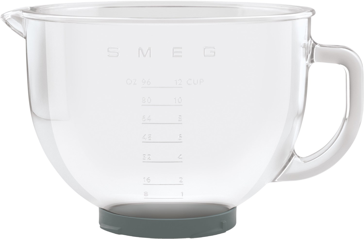 Smeg SMGB01 Glasschüssel 4,8 I Küchenmaschinen-Zubehör transparent