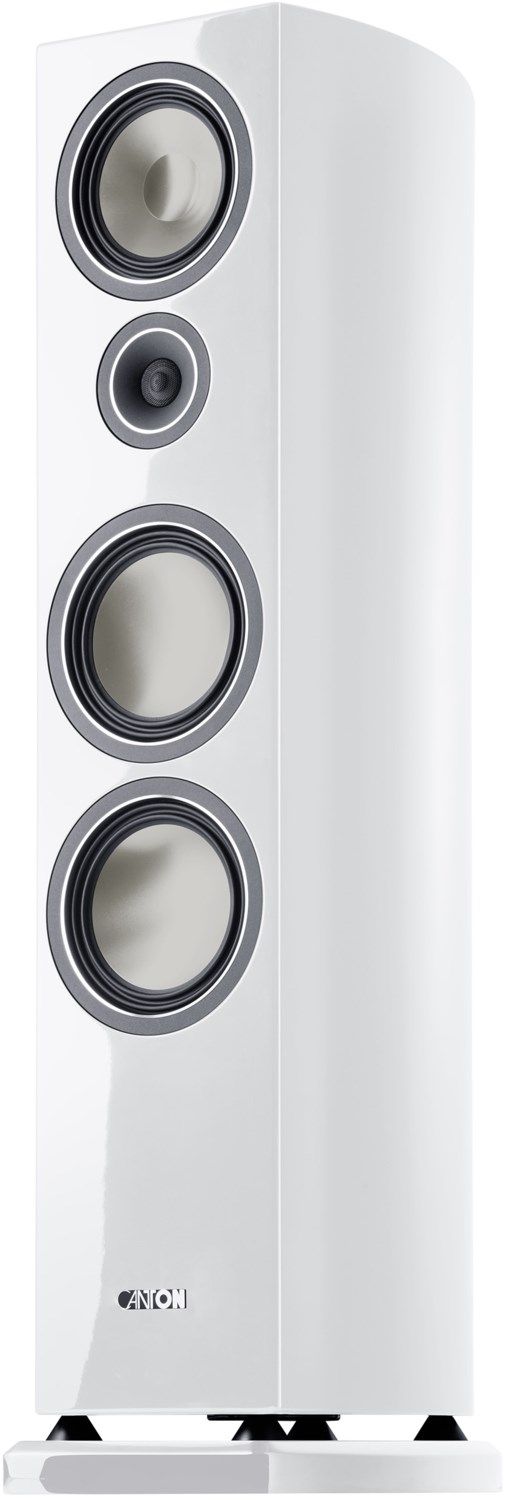 Vento 896.2 DC /Stück Stand-Lautsprecher weiß hochglanz