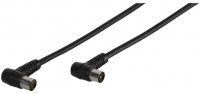48/20 15WB Antennenkabel (1,5m) Koax-Winkelstecker > Winkelkupplung schwarz