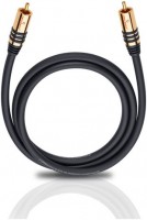 NF Sub-Kabel Cinch/Cinch (2m) mono Cinchkabel schwarz