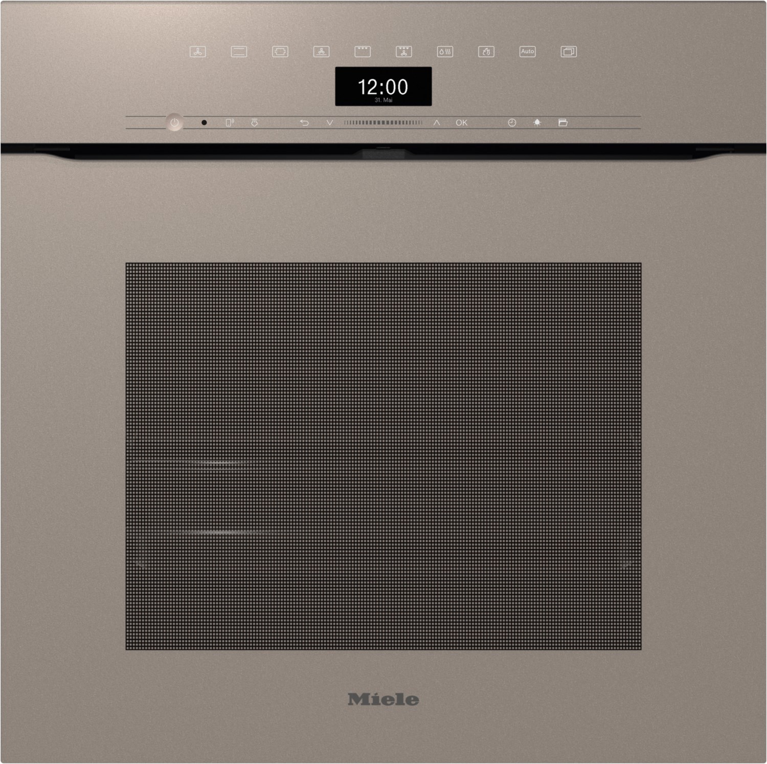 H 7464 BPX Einbaubackofen pearlbeige, 76 l, schnelles Vorheizen, WLAN, pyrolytische Selbstreinigung, 59,5 cm breit, A+