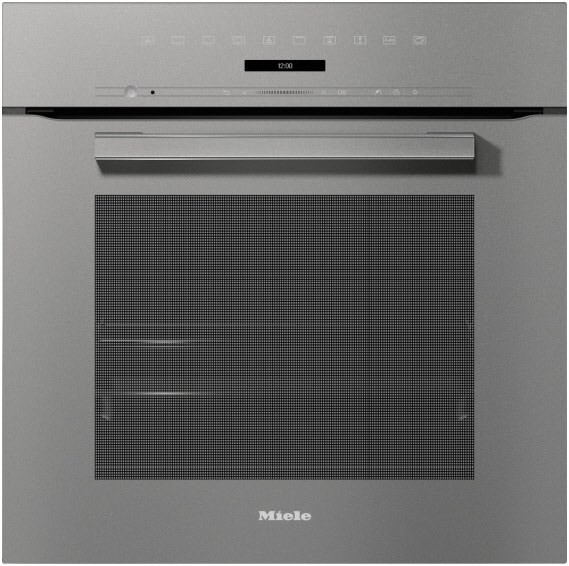 H 7262 B Einbaubackofen graphitgrau, 76 l, schnelles Vorheizen, Rückwand katalytisch beschichtet, 59,5 cm breit, A+