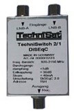 TechniSwitch 2/1 DiSEqC Schalter