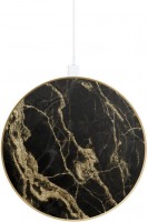 QI Charger golden smoke marble