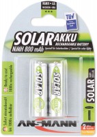 800mAh NiMH Solar maxE 2er Blister Akku