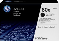 80 X Toner DualPack schwarz