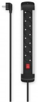 Steckdosenleiste 6-fach (3m) aluminium