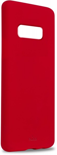 Silicon Cover microfiber für Galaxy S10 Lite rot