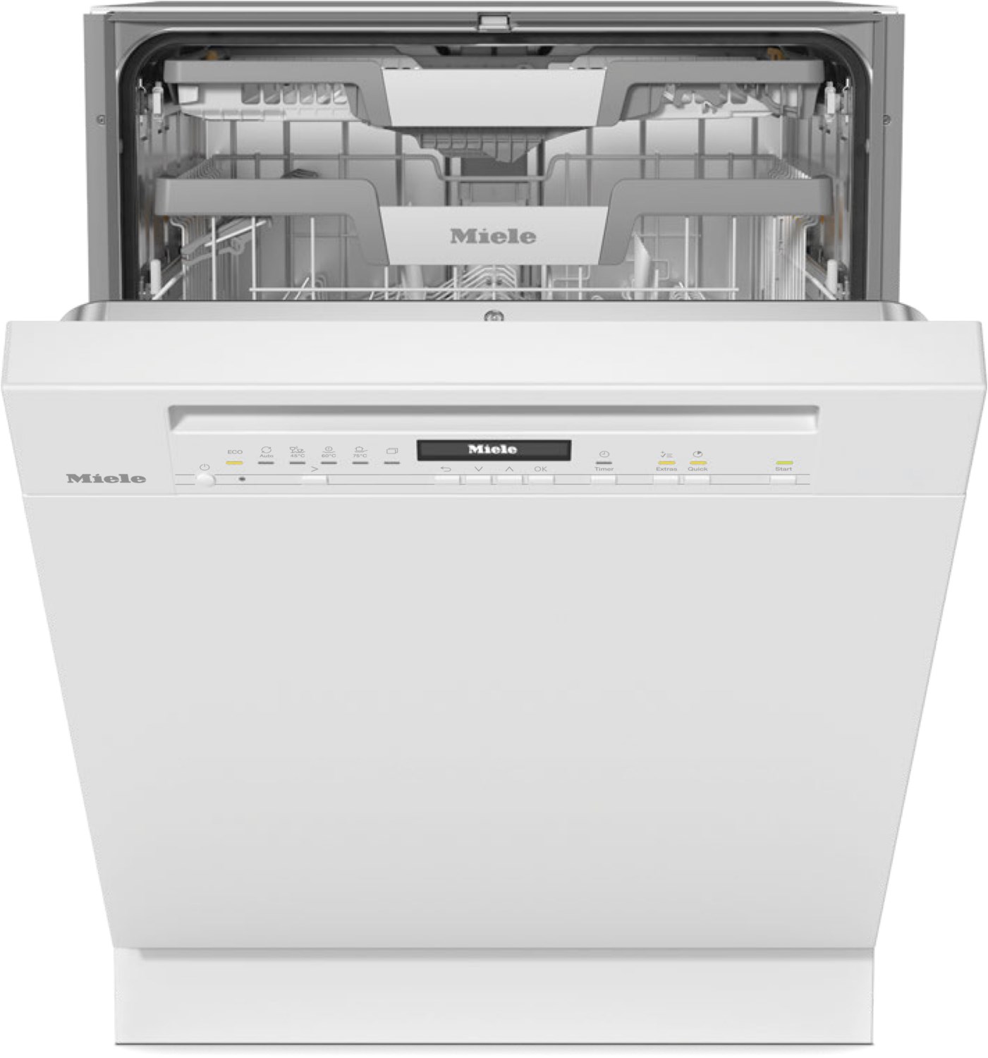 Miele G 7210 SCi Teilintegrierter Einbau-Geschirrspüler 60 cm brillantweiß / A