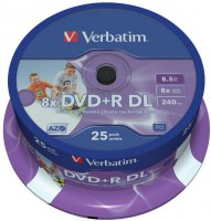 DVD+R DL 8x 8,5GB (25er Spindel) Rohlinge