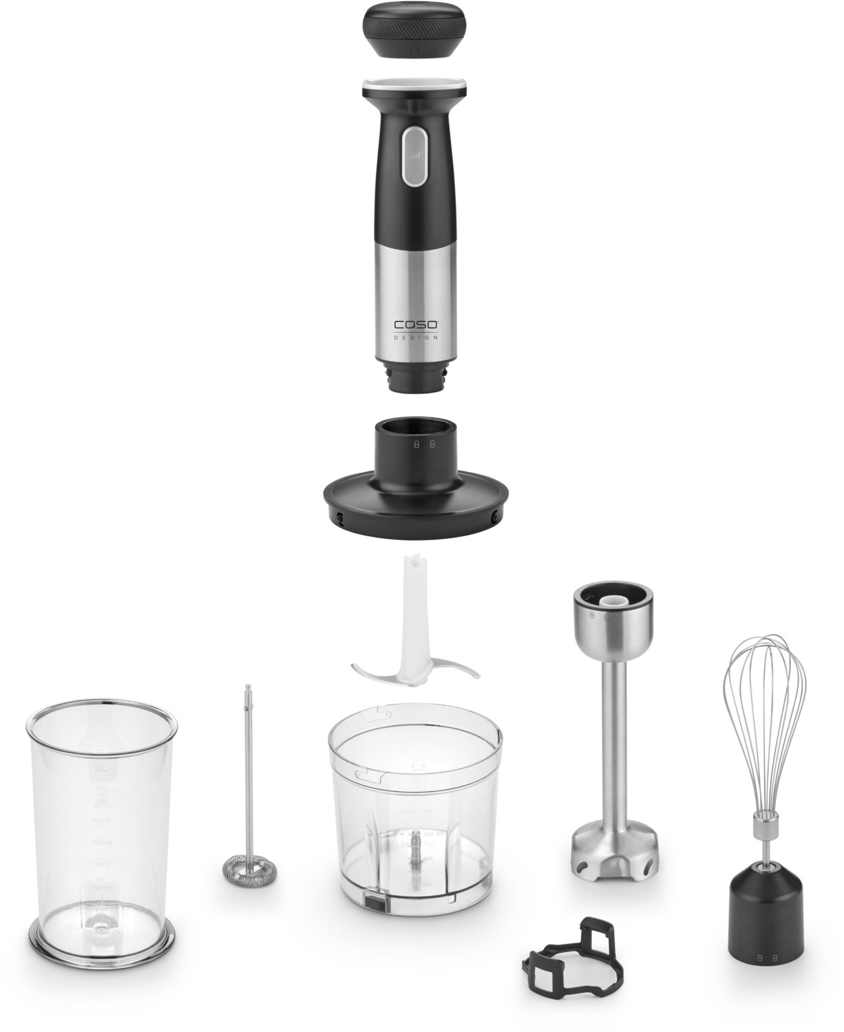 Caso Click & Mash Edelstahl-Stabmixer