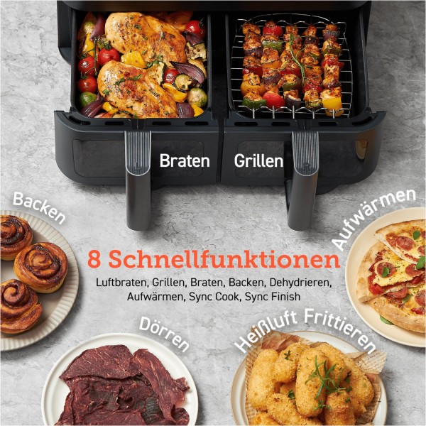 COSORI CAF-R901-AEU Heißluft-Fritteuse | EURONICS