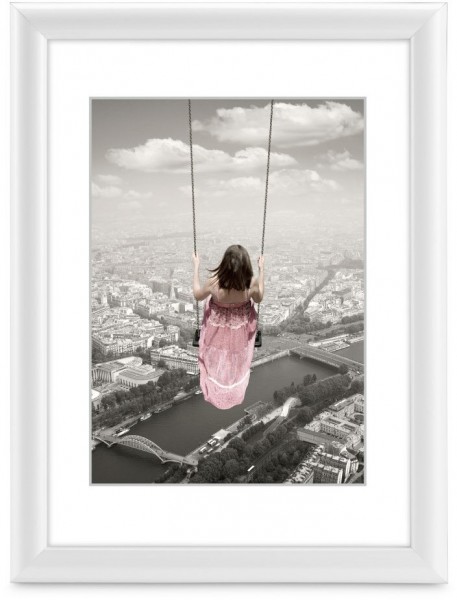 Kunststoffrahmen Swing 10x15cm weiss