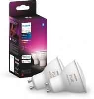 Hue White & Col. Amb. GU10 350lm LED-Reflektor Doppelpack