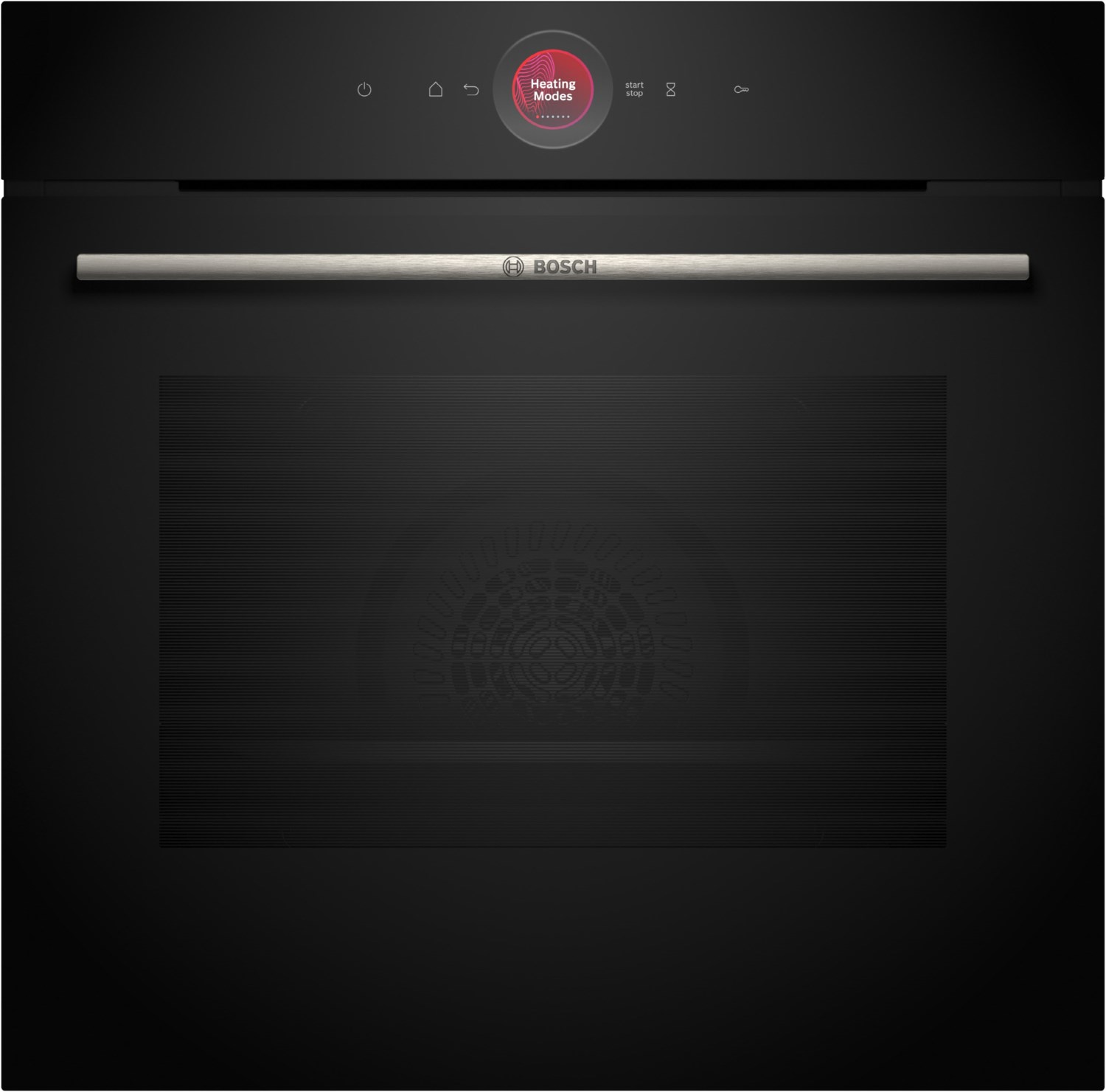 HBG7221B1 Einbaubackofen schwarz, 71 l, Pizza-Stufe, schnelles Vorheizen, WLAN, 59,4 cm breit, A+, Serie 8