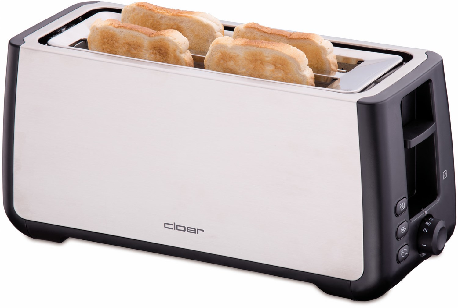 3579 Toaster edelstahl/schwarz
