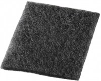 Aktivkohle-Motorfilter (3 Stück) für Staubsauger schwarz