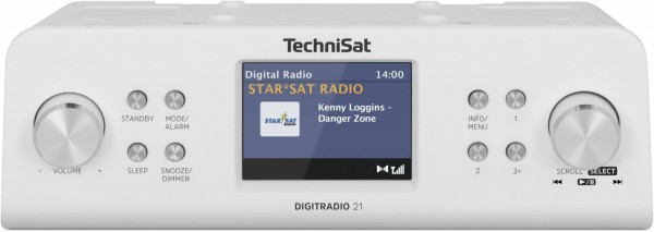 EURONICS TechniSat | Digitalradio weiß 21 DigitRadio