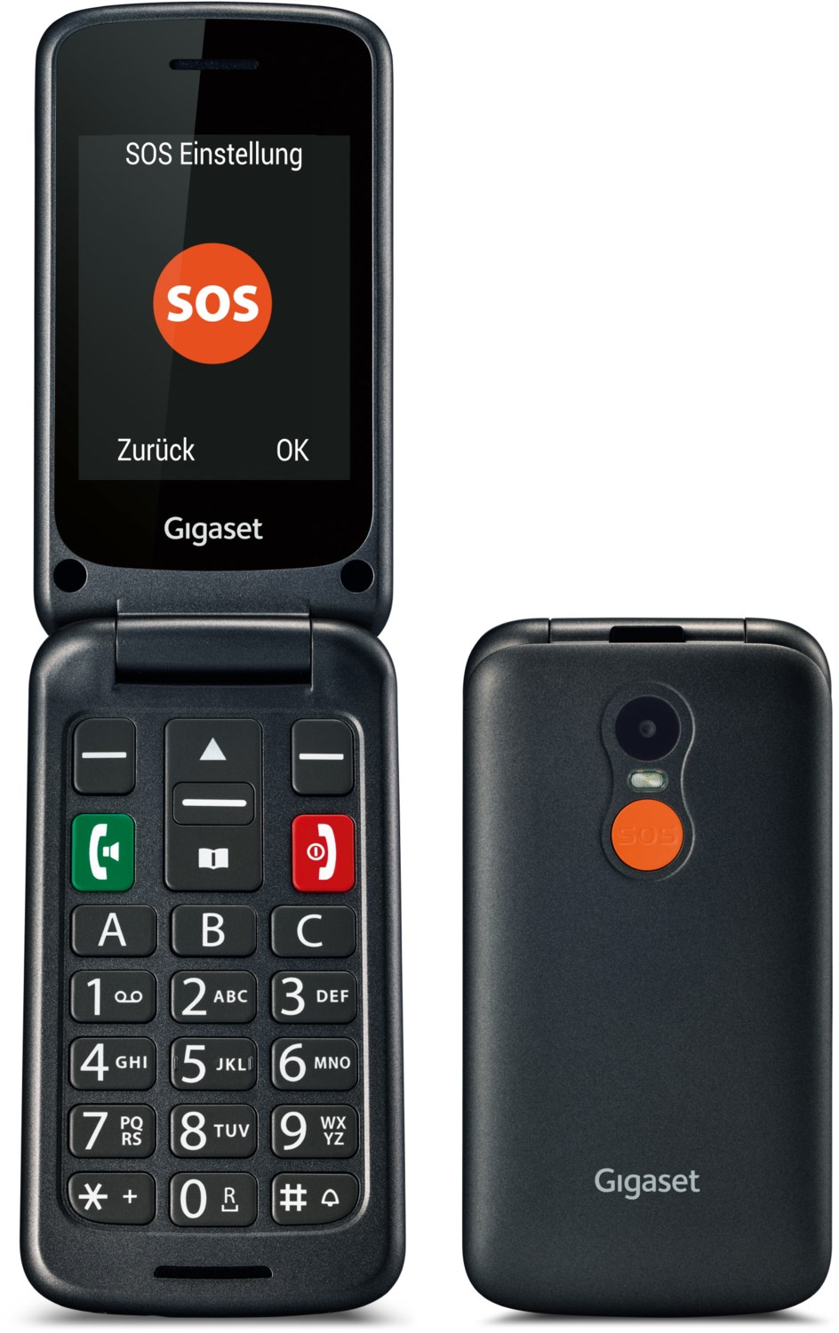 Gigaset GL590 Seniorenhandy schwarz | EURONICS