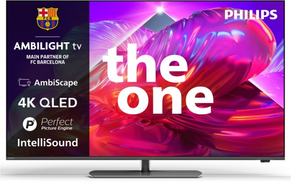 55PQS9001/12 The One 139 cm (55") QLED Ambilight TV grau